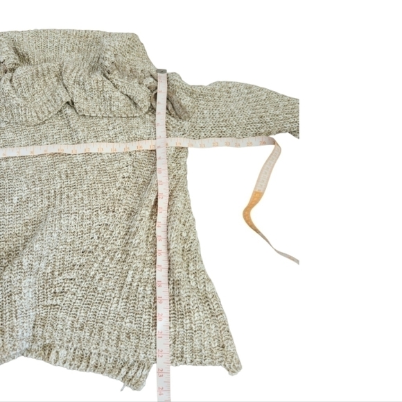 Umgee Chunky Cowl Tie Sweater Medium - Picture 4 of 6